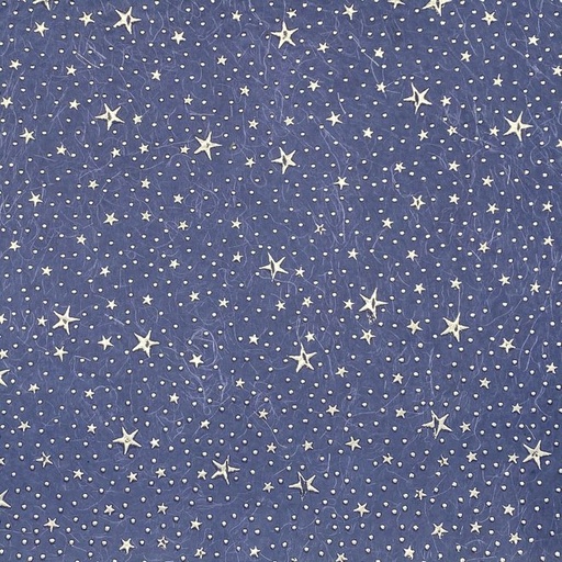 [FC 60-10R] Feuille d'impression Deo, (bleu et étoiles), 22" x 30"
