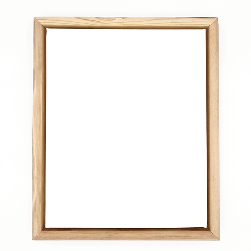 [FC D004-1616] Ensemble de cadre Shadow Box en toile et bois naturel, 16" x 16''