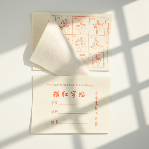 [FC 306] Chinese Calligraphy Practice Pad - Character Outlines 7" x 10"