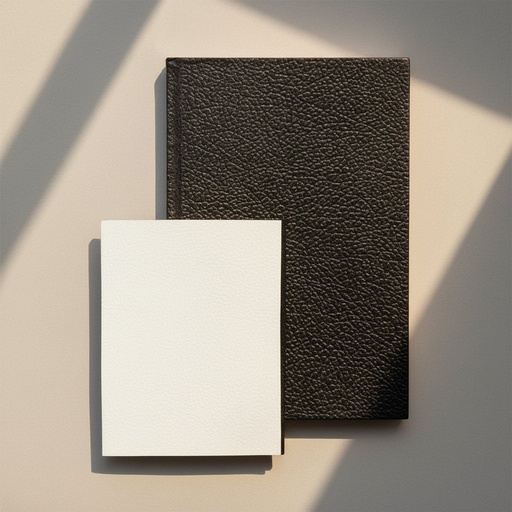 [NB 26811] *faulty* Sketchbook, Stitched black cover - 8" x 11"
