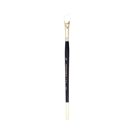 [FC 783-3/8] White Synthetic Hair Brush - Angular 3/8"