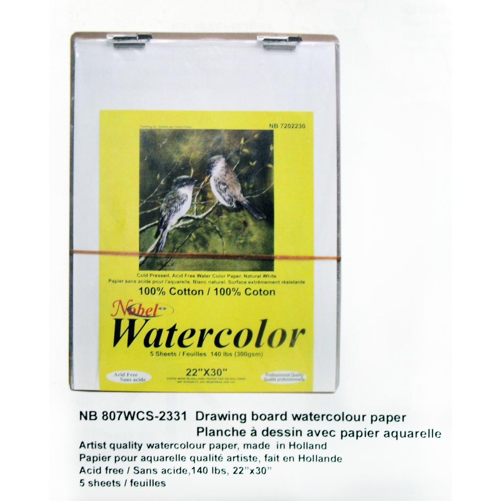 [NB 807W-2130] Drawing Board With Watercolor Paper