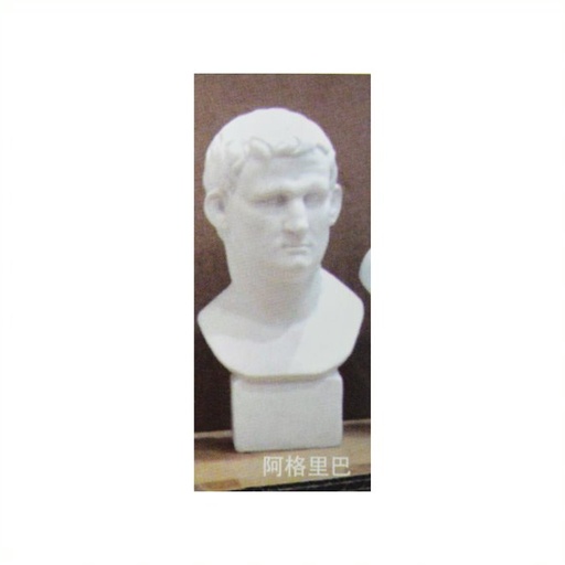 [NB TS-37] Buste en Plâtre - Agrippa - (6")