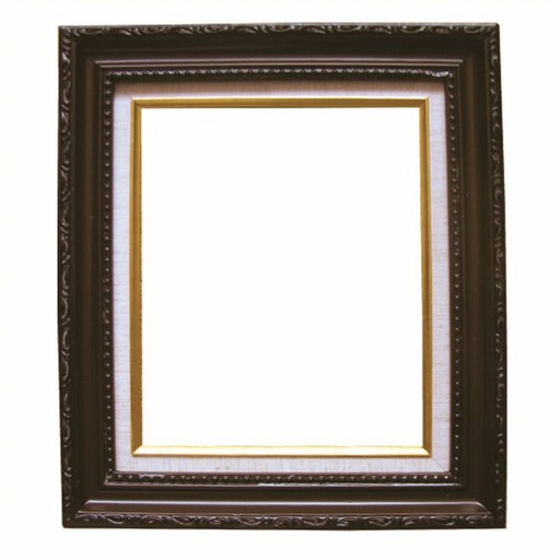 [FR LF058BR-1616] Ornate Brown Wooden Frame - 16" x 16"