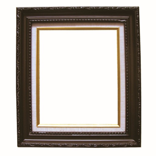 [FR LF058BR-2020] Ornate Brown Wooden Frame - 20" x 20"