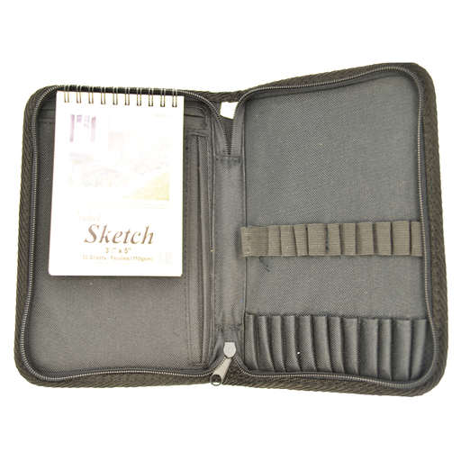 [FC 70612B-1] Mini Sketch Pad and Zippered Pencil Case Set