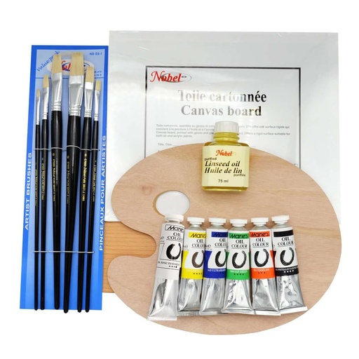 [FC 1384-S1] Oil Painting Set