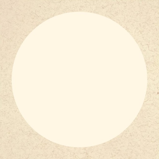 [FC R19-2] Papier de riz circulaire monté - 19"
