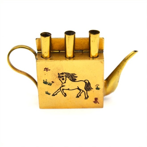 [FC 403-1] Copper Brush Holder Water Can