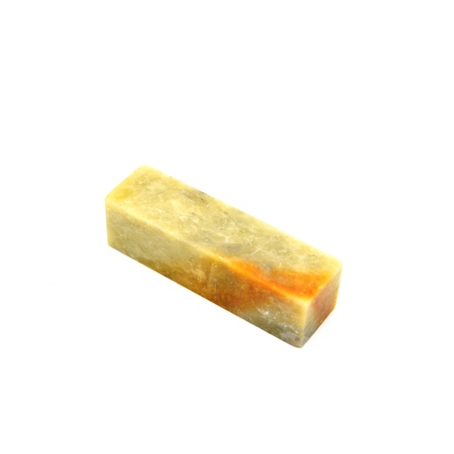 [FC 330-3] Pierre de sceau de jade souple - non sculptée