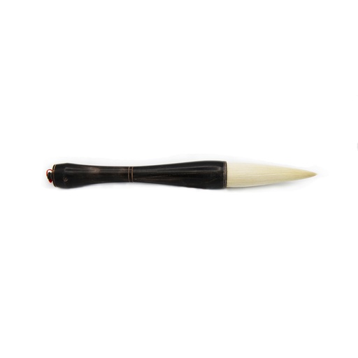 [FC 107-21] pinceau Extra Large en Poils de Chèvre avec Manche en Corne de Bœuf - 8,2 cm