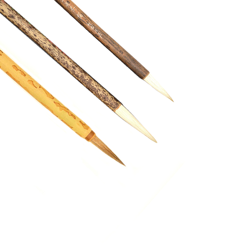 [FC 108-9] Ensembles de pinceaux en bambou