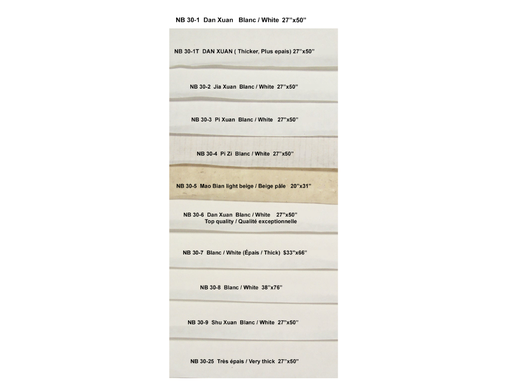 [FC 30-4] Handmade Paper (Pi Zhi) - 27" x 50"