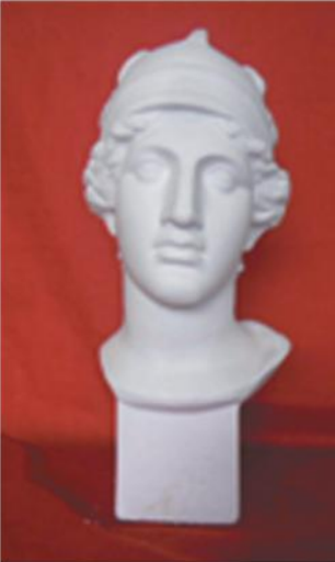 [NB TS-10] Plaster Bust - Mars (22")