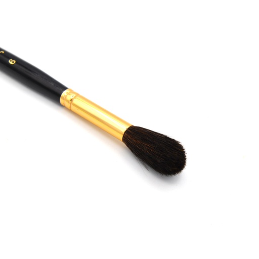 [FC 1307-12] Camel Hair Brush with Short Handle - Mop #12